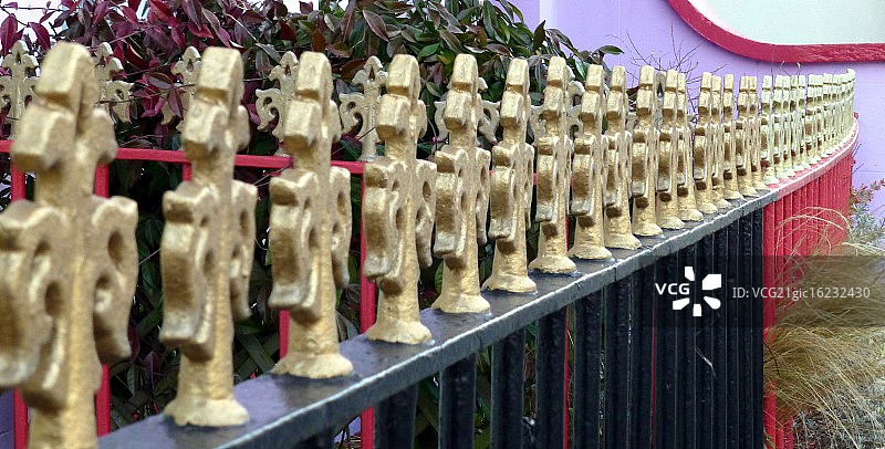 铸铁栅栏图片素材