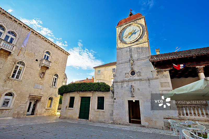 联合国教科文组织小镇特罗吉尔广场图片素材