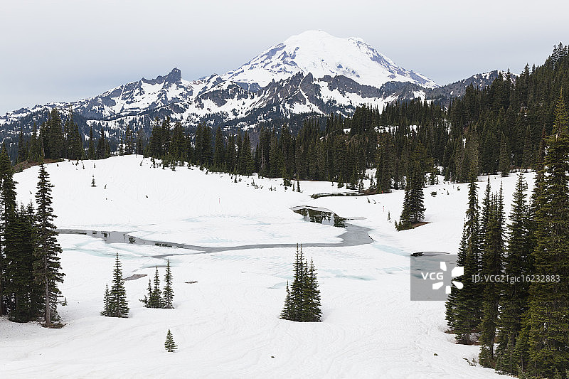 Tipsoo湖图片素材