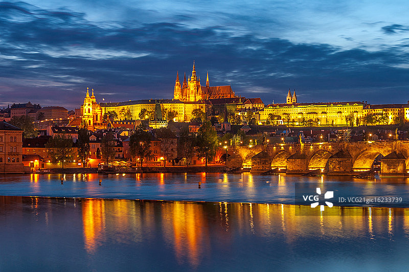 布拉格城堡图片素材