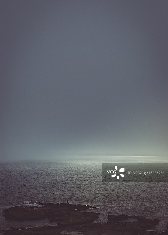 迷失在海洋中图片素材