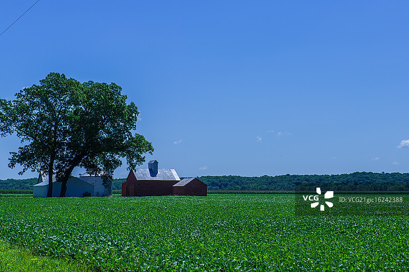 中西部农田图片素材
