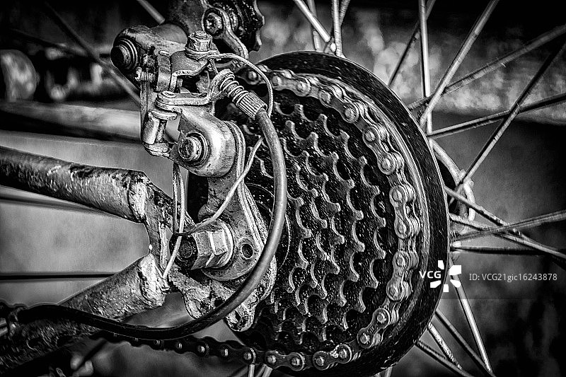 自行车齿轮图片素材