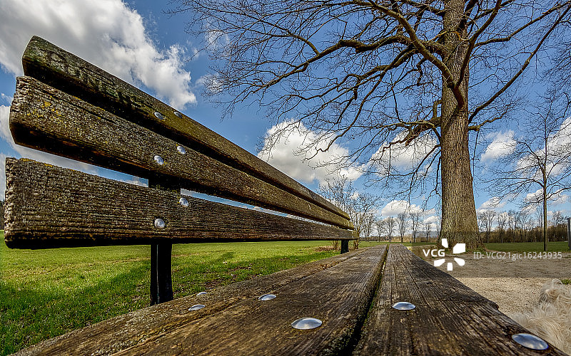 彩色长椅无限延伸图片素材