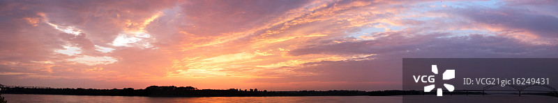 孟菲斯密西西比河日落图片素材