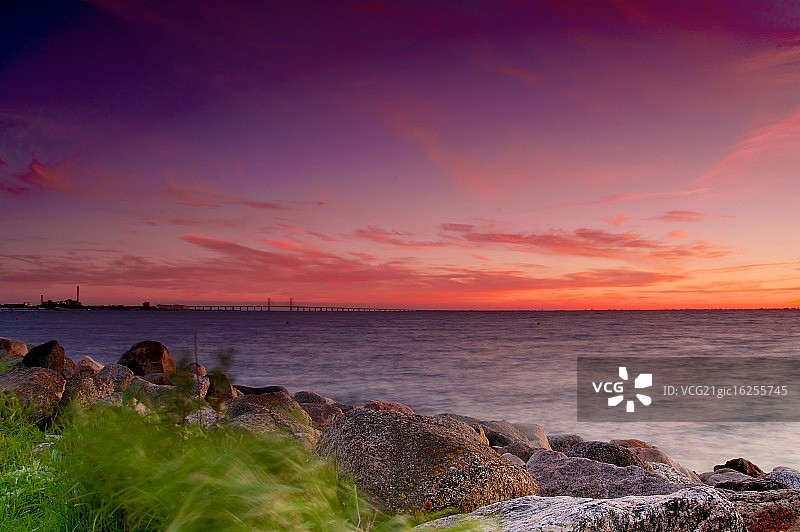 维京日落图片素材