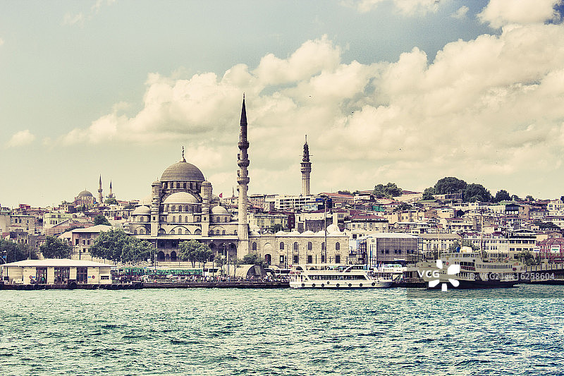伊斯坦布尔新清真寺图片素材