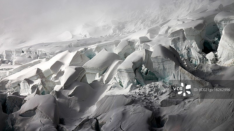 艾格峰冰雪世界图片素材