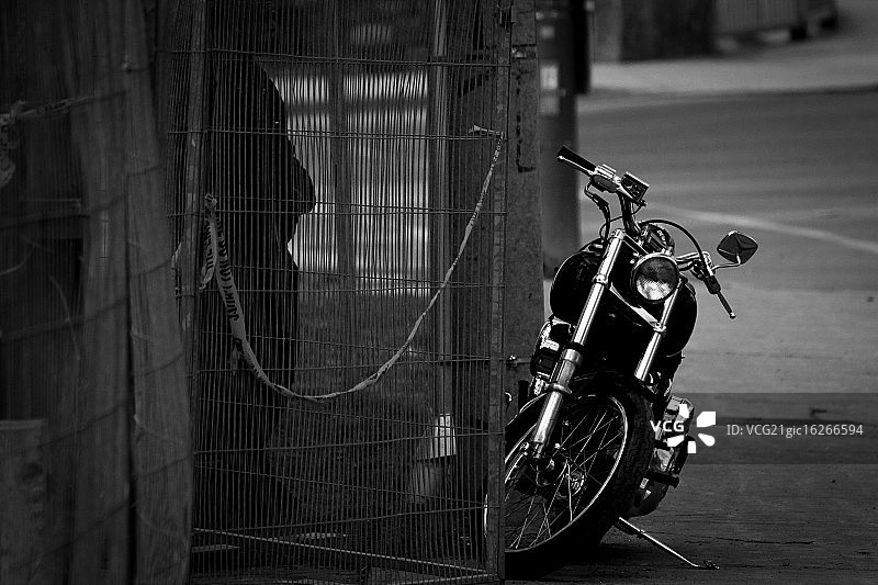 男人和哈雷图片素材