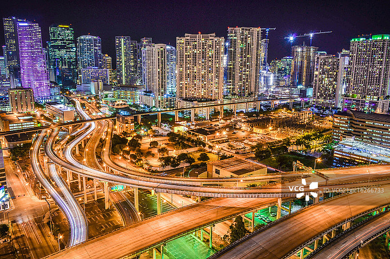 迈阿密之夜图片素材