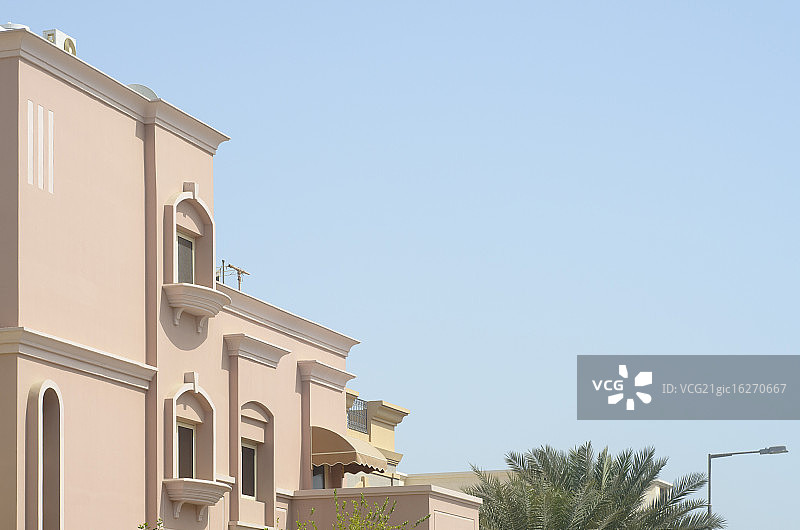 麦纳麦的粉色建筑图片素材