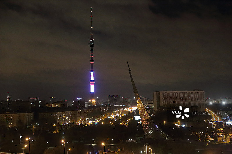 奥斯坦金诺电视塔图片素材