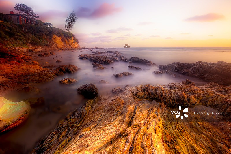 科罗纳的暮色图片素材