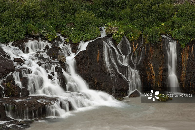 Hraunfossar II图片素材