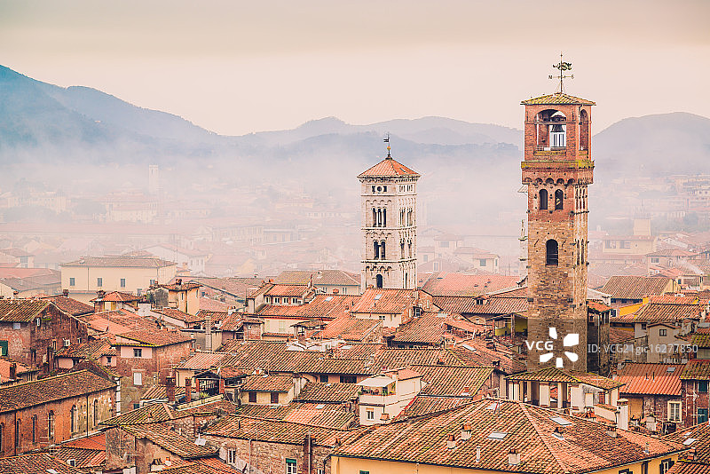 托斯卡纳卢卡老城区图片素材