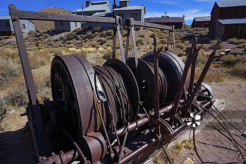 博迪鬼镇：采矿设备图片素材