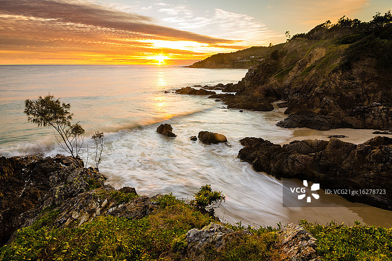 拜伦角日出图片素材