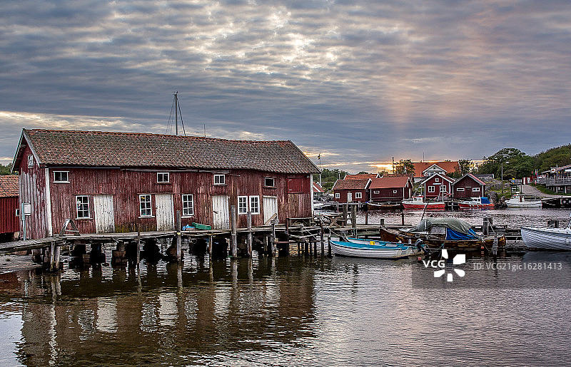 暮光船屋图片素材