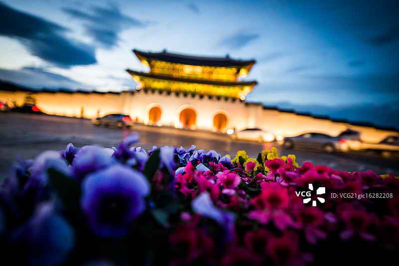 韩国传统春天图片素材