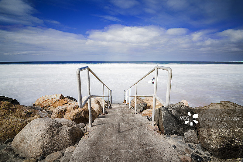 大洋城通往天堂的阶梯图片素材