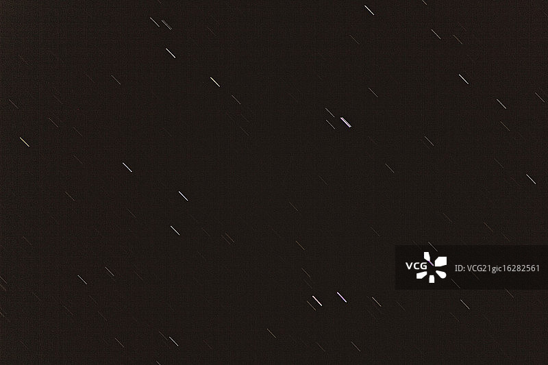 星星和长时间曝光图片素材