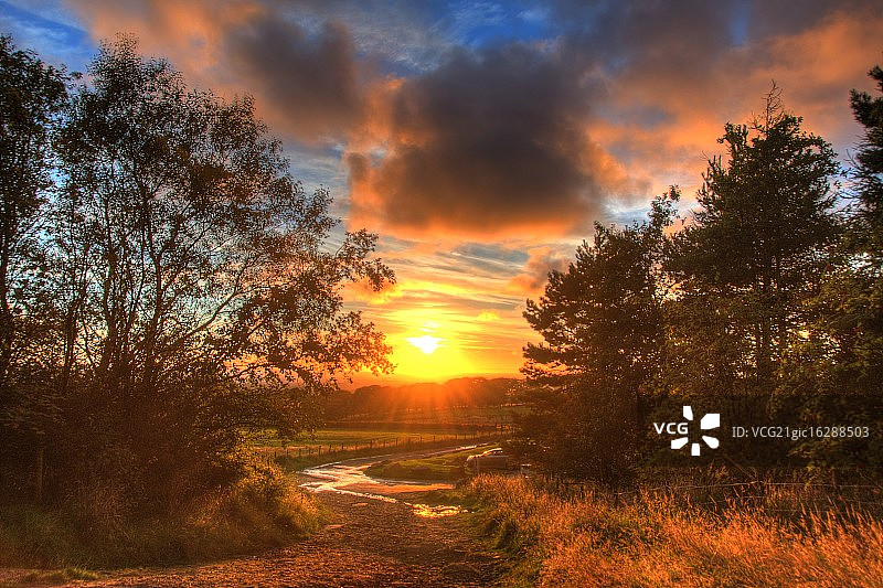 兰开夏郡的里温顿图片素材