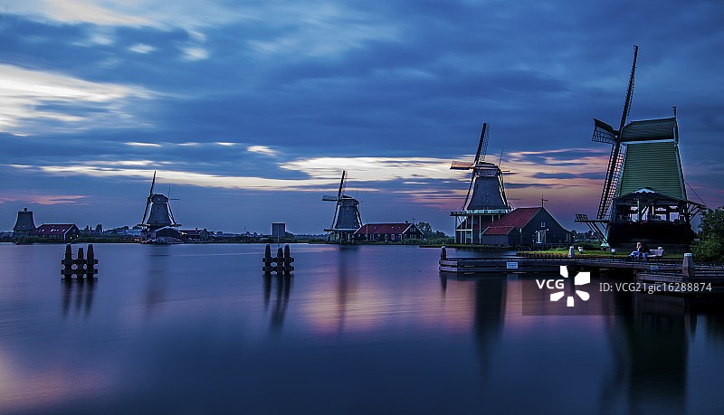 荷兰之夜——赞斯堡图片素材