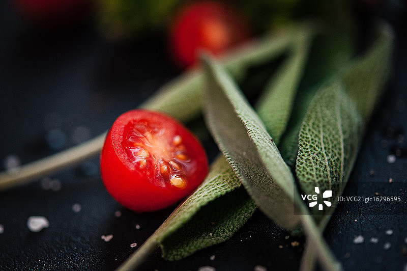 准备食材：葡萄番茄图片素材