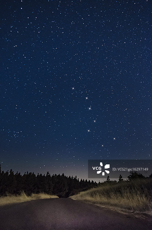 从大加那利岛看到的Ursa Major星座图片素材