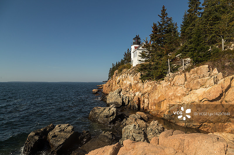 贝斯港灯塔图片素材