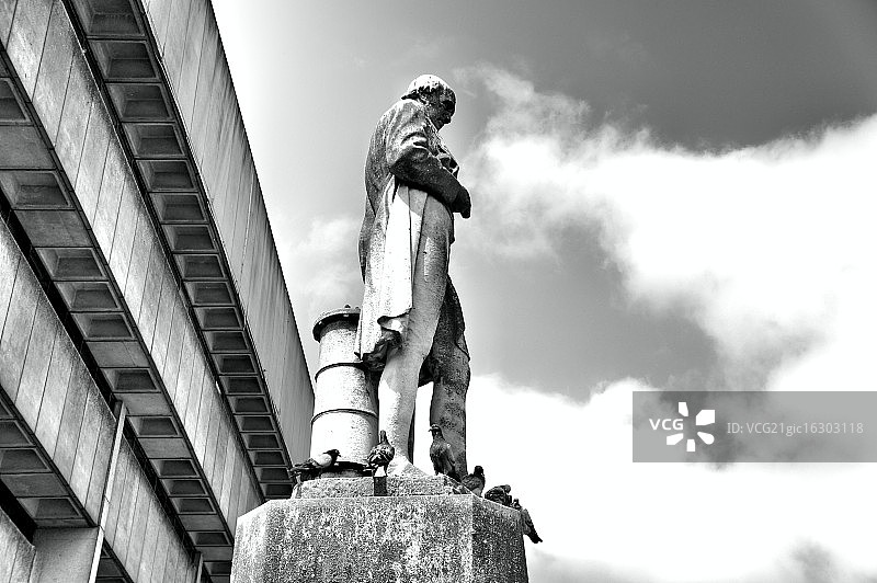 伯明翰的詹姆斯·瓦特雕像图片素材