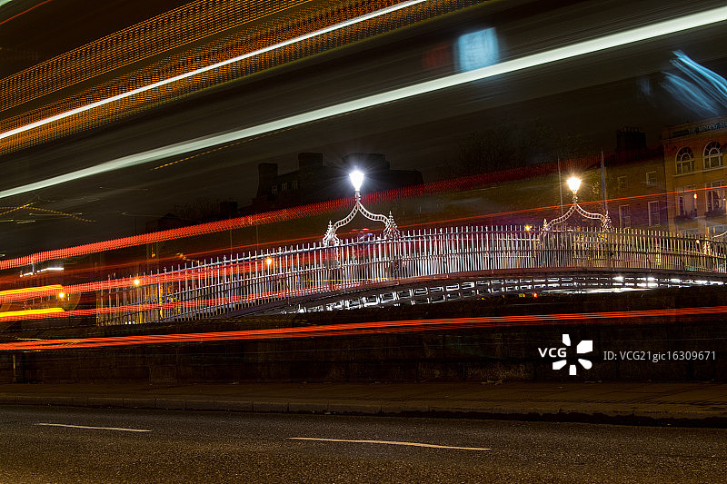 都柏林半便士桥图片素材