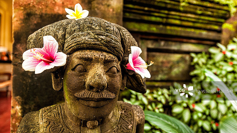 巴厘岛雕像图片素材