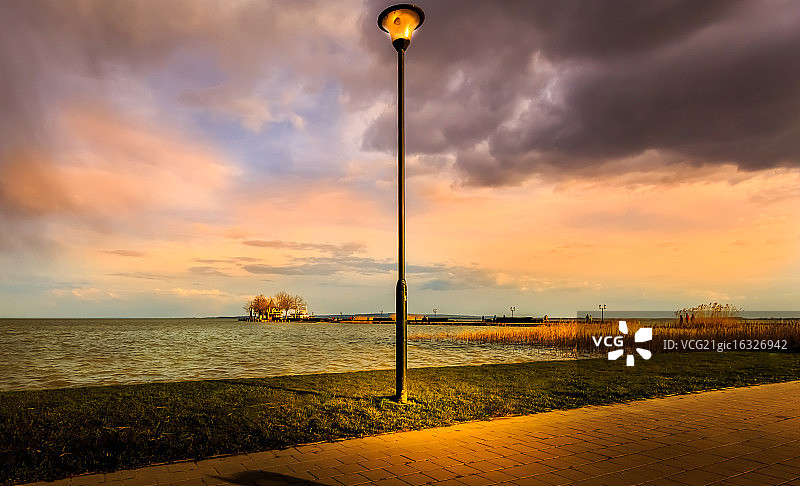 匈牙利巴拉顿湖图片素材