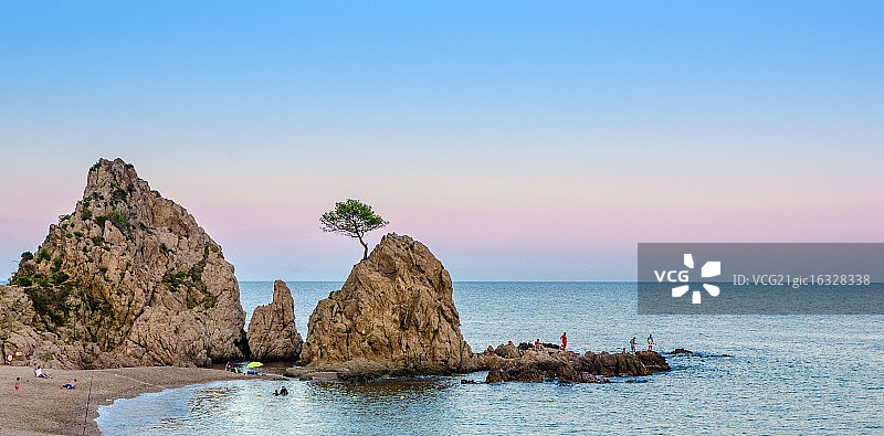 托萨德马尔的日落图片素材