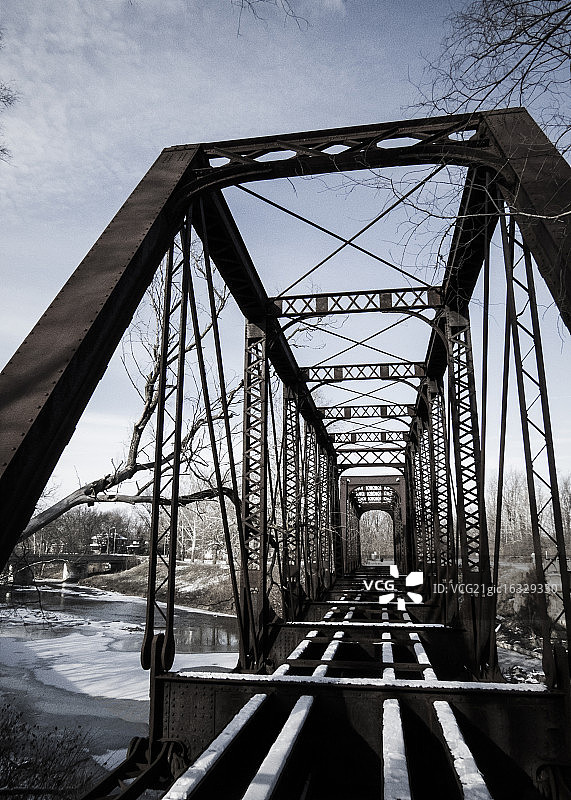 老铁路桥图片素材