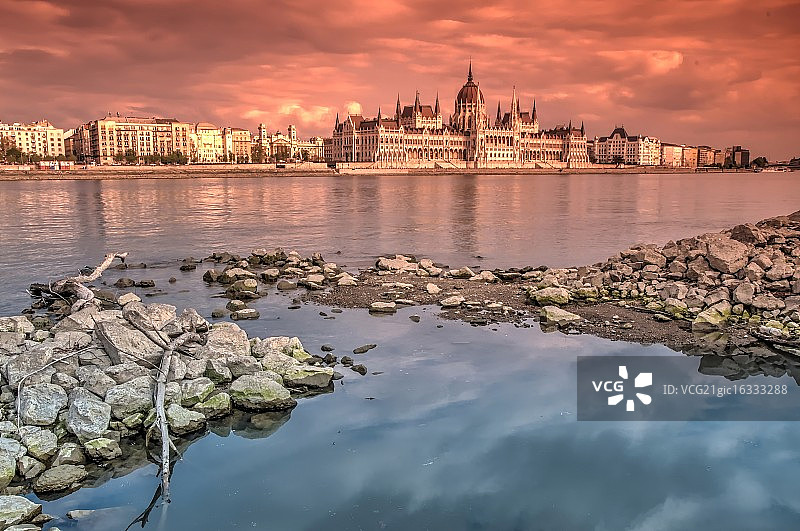 布达佩斯匈牙利国会大厦图片素材