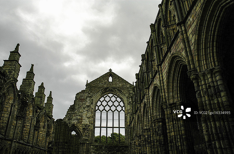 荷里路德修道院遗址图片素材