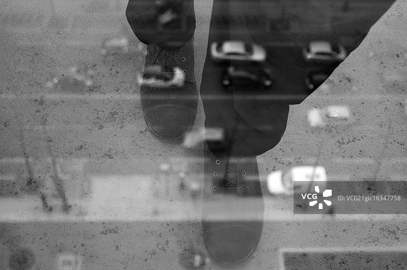 迷失在交通中图片素材