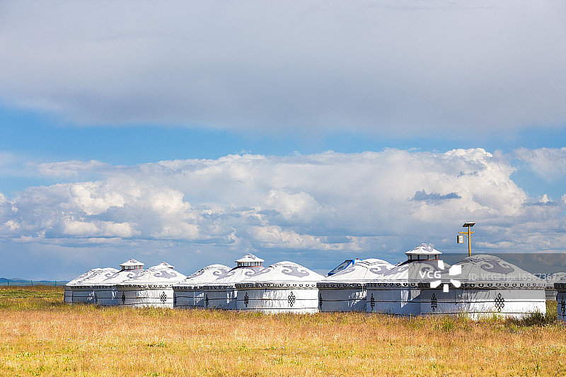 高原蒙古包图片素材