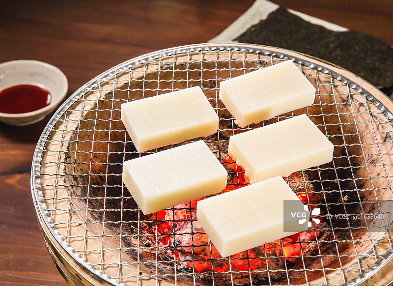 烤麻薯图片素材