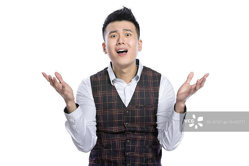 失落的商务男青年图片素材