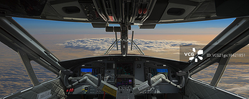 飞机驾驶舱图片素材