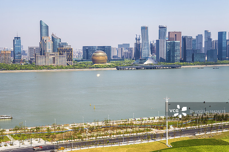 杭州钱江新城景观图片素材