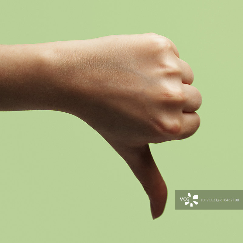 拇指向下图片素材