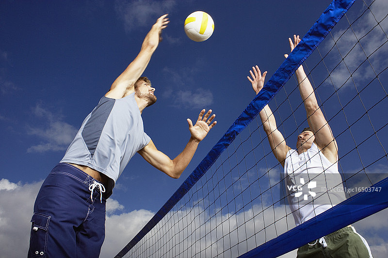 沙滩排球比赛图片素材