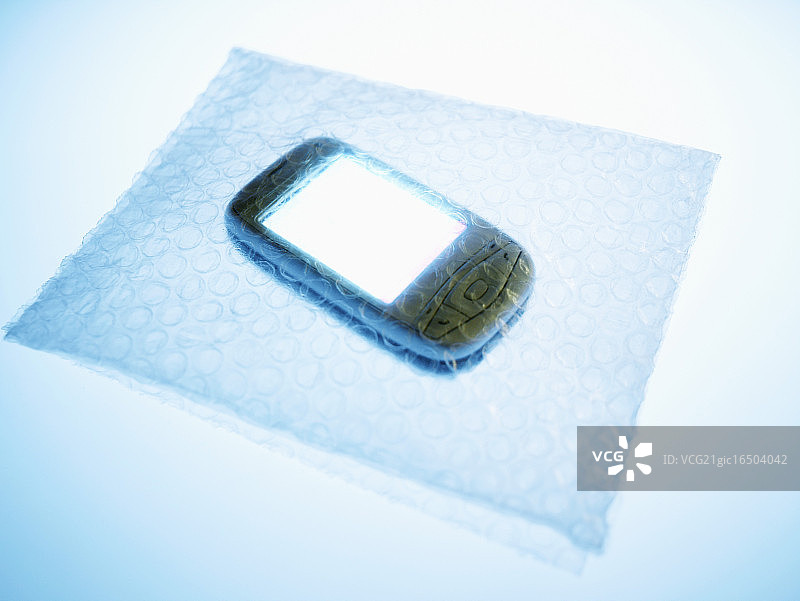 用气泡膜包装的PDA图片素材