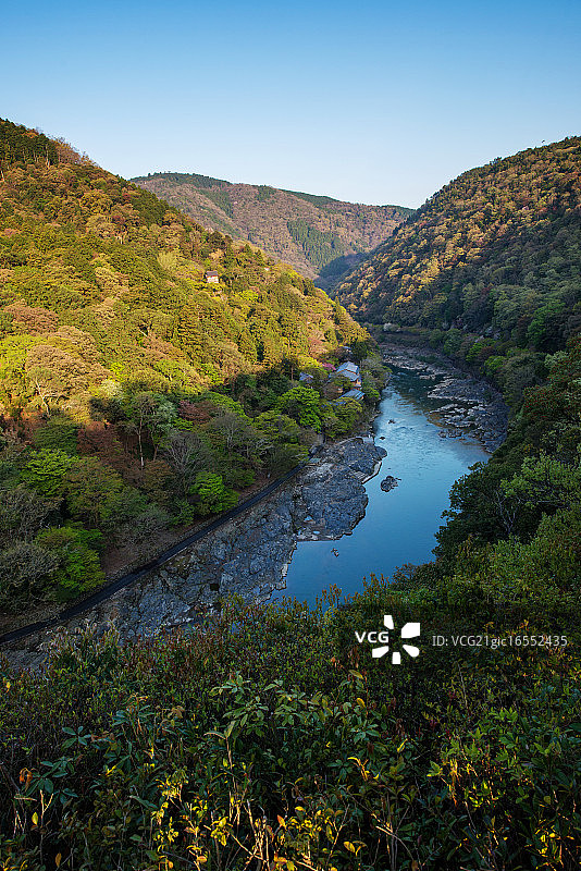 日本京都岚山风光图片素材