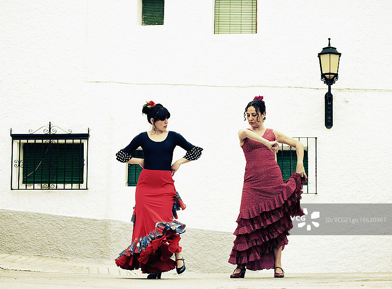 西班牙弗拉门戈舞者图片素材