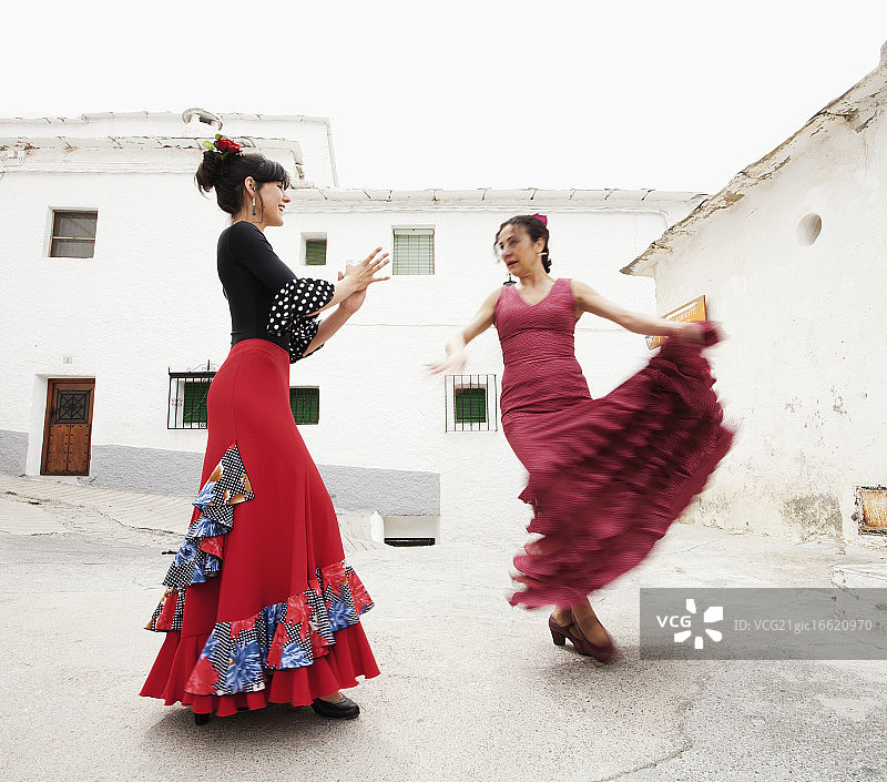 西班牙弗拉门戈舞者图片素材